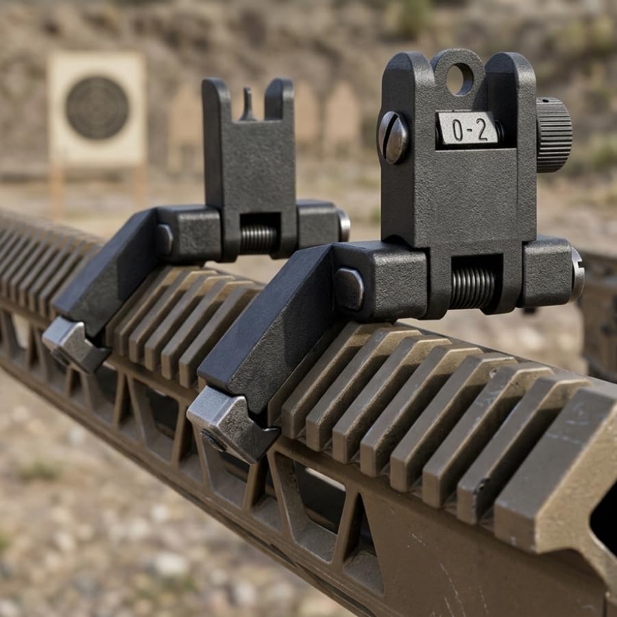 Amazon.com: IORMAN Ultralight Flip Up Sight 45 Degree Offset Rapid